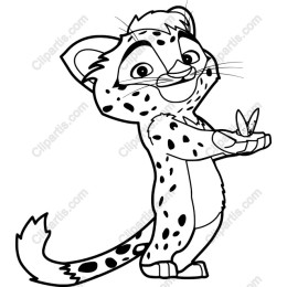 Charming Leopard Cub