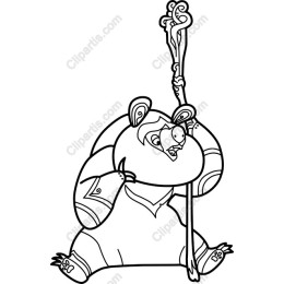 Whimsical Bear with Staff