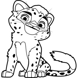 Playful Leopard Cub