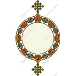 Exquisite Ornate Circular Decorative Frame