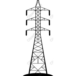 High-Voltage Power Line Tower