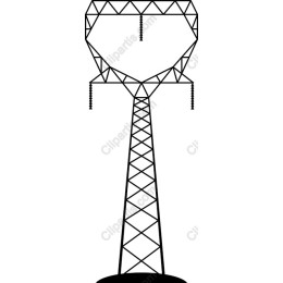 High-Voltage Power Line Tower