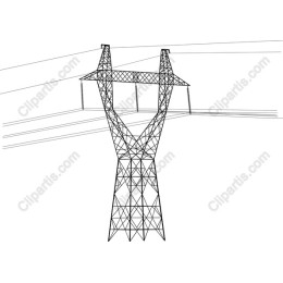High-Voltage Transmission Tower