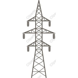 High-Voltage Power Line Tower