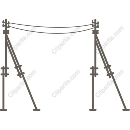 Utility Pole and Power Lines