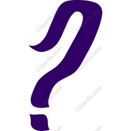 Bold Purple Question Mark