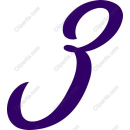 Elegant Purple Number 3