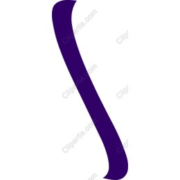Purple Curved Line