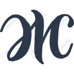 Elegant EH Monogram
