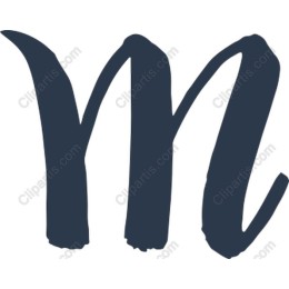 Stylish Letter M