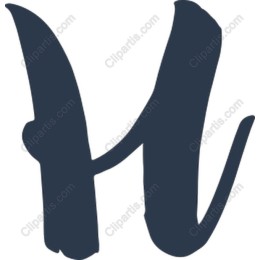 Hand-Drawn Letter H