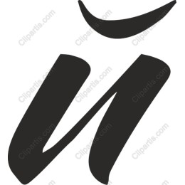 Stylish Letter U