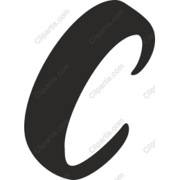 Elegant Cursive Letter C