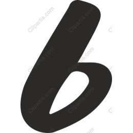 Bold Lowercase Letter b