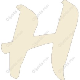 Handwritten Letter H