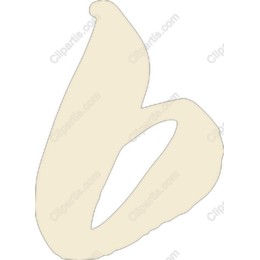 Brushstroke Letter B