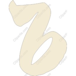 Stylized Cream Number 3