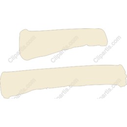 Minimalist Brush Stroke in Cream