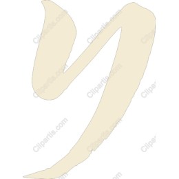 Unique Brush Stroke Letter Y