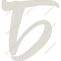 Stylized Letter Б