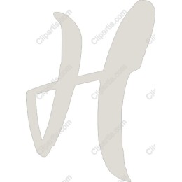 Artistic Letter H