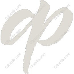 Artistic Letter p