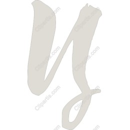 Wavy Letter V