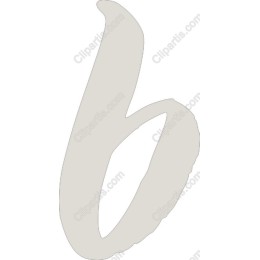 Elegant Letter b