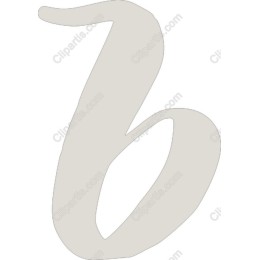 Elegant Letter B