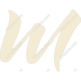 Stylized Letter W