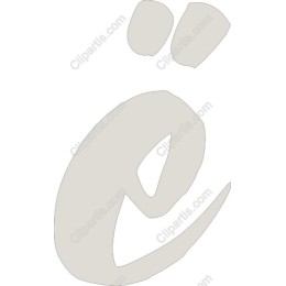 Modern Minimalist Letter e