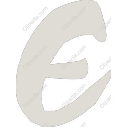 Stylized Letter E
