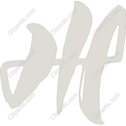 Stylized H Abstract