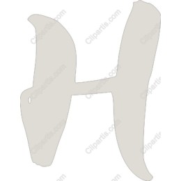 Artistic Letter H