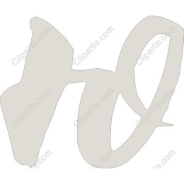 Elegant ho Letter