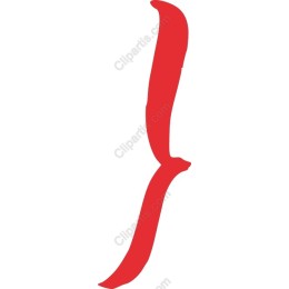 Red Curved