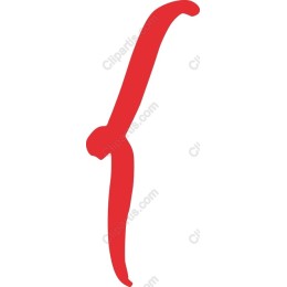 Red Abstract Line
