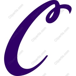 Elegant Cursive Letter C