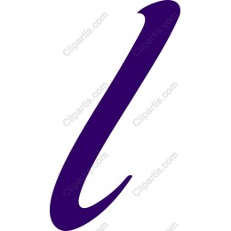 Elegant Purple Letter L