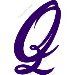 Elegant Purple Q