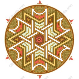 Geometric Star Mandala