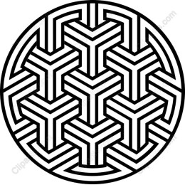 Geometric Elegance: Intricate Circular
