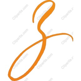 Stylized Orange Swirl