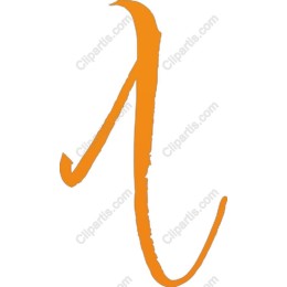 Elegant Orange Swirl