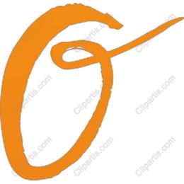 Creative Orange Letter G