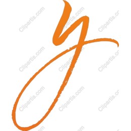 Vibrant Stylized Letter Y