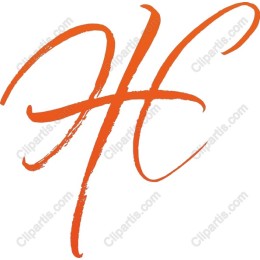 Stylish Cursive H