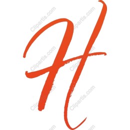 Handwritten Letter 'H'