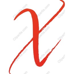 Red Brush Stroke Chi