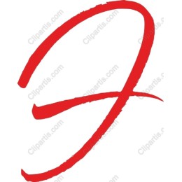 Elegant Red Letter A